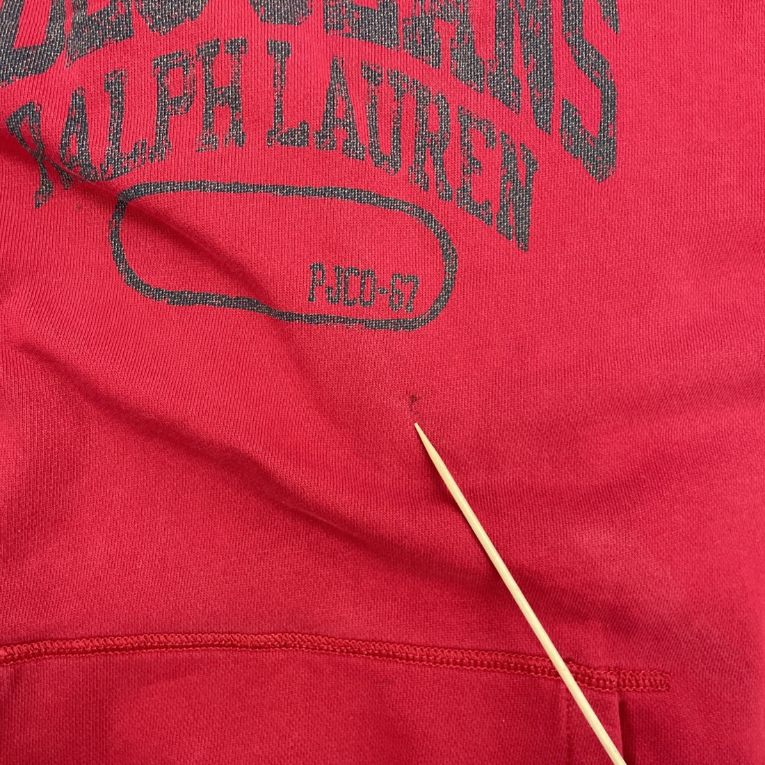 Polo Jeans Ralph Lauren Sweatshirt Hoodie Size Medium Red