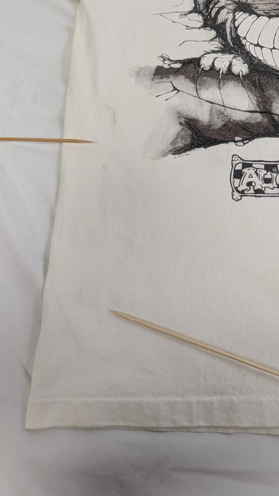 Vintage Alice In Wonderland Cheshire Cat T-Shirt Size Large 90s