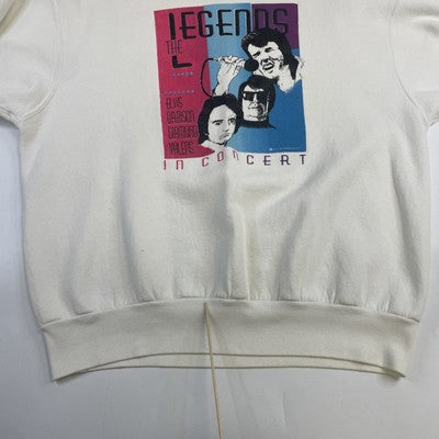 Vintage The Legends In Concert Sweatshirt XL Elvis Orbison Diamond Valens 90s