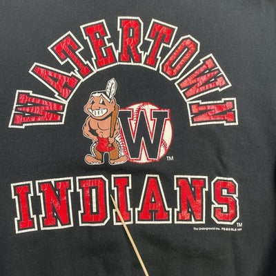 Vintage Watertown Indians Baseball Crewneck Sweatshirt Size Large 1994 90s