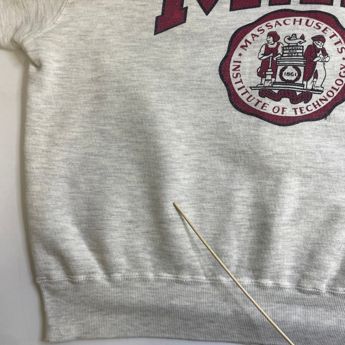 Vintage M.I.T. Crest Champion Crewneck Sweatshirt Size XL 80s