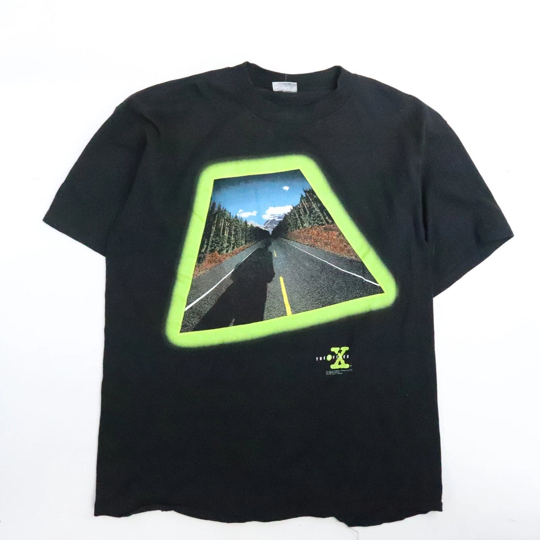 Vintage X Files Stanley Desantis T-Shirt Size 2XL TV Show Promo 90s