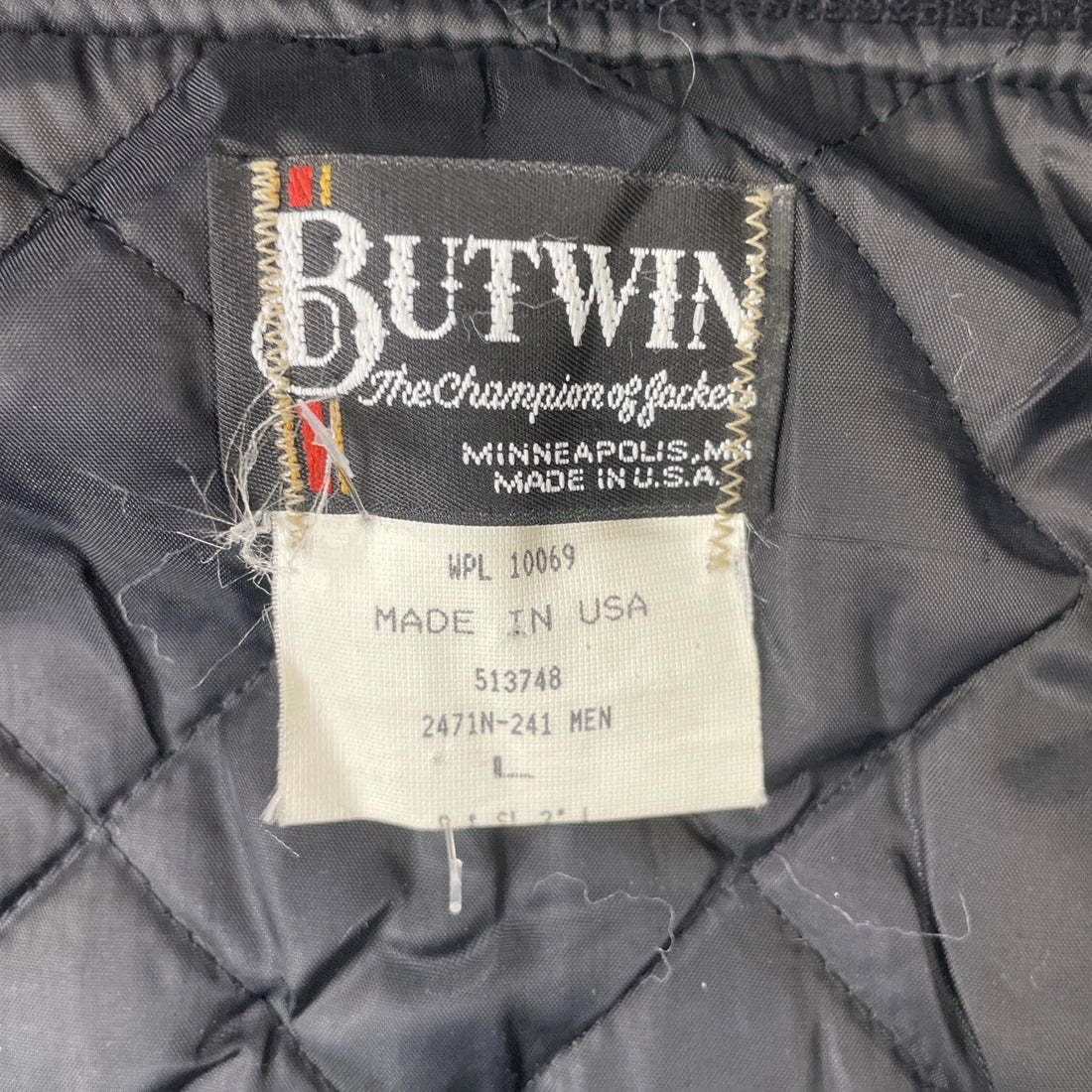 Vintage Tigers Fine Arts Butwin Wool Leather Varsity Jacket Size Large