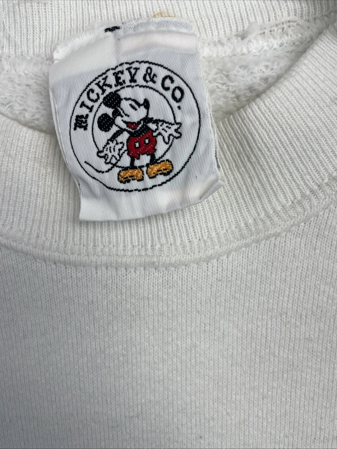 Vintage Mickey Mouse Kisses Disney Crewneck Sweatshirt Size XL