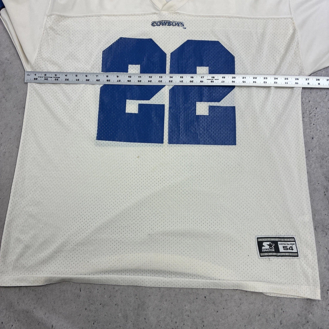 Vintage Dallas Cowboys Emmitt Smith Starter Jersey Size 2XL 90s NFL