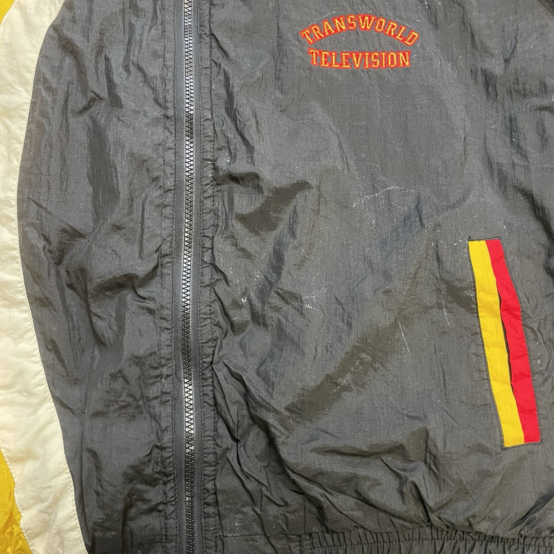Vintage Transworld Television Windbreaker Light Jacket Size Large