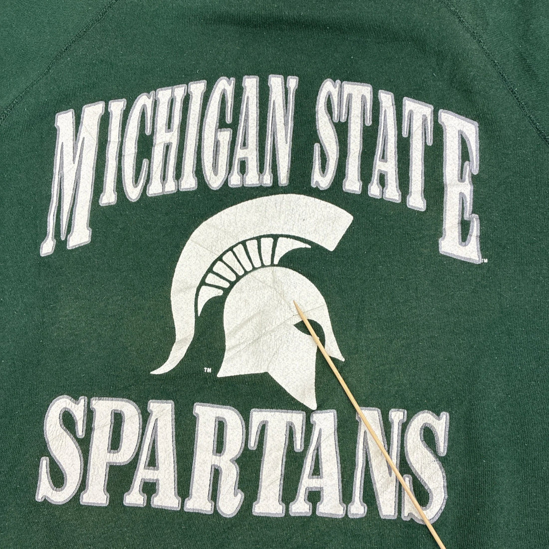 Vintage Michigan State Spartans Crewneck Sweatshirt Size XL 80s NCAA