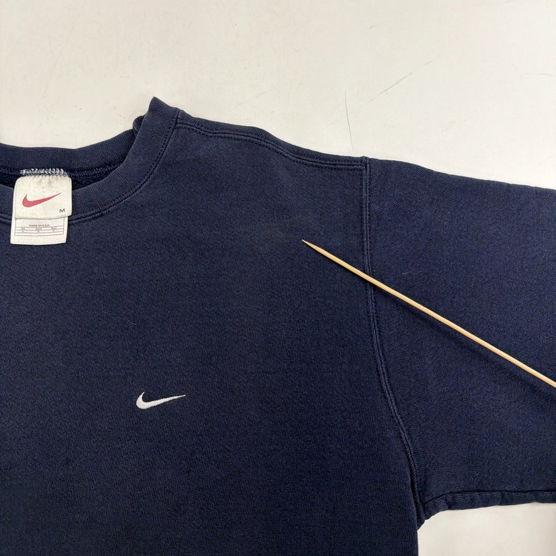 Vintage Nike Crewneck Sweatshirt Size Medium Blue Embroidered Swoosh