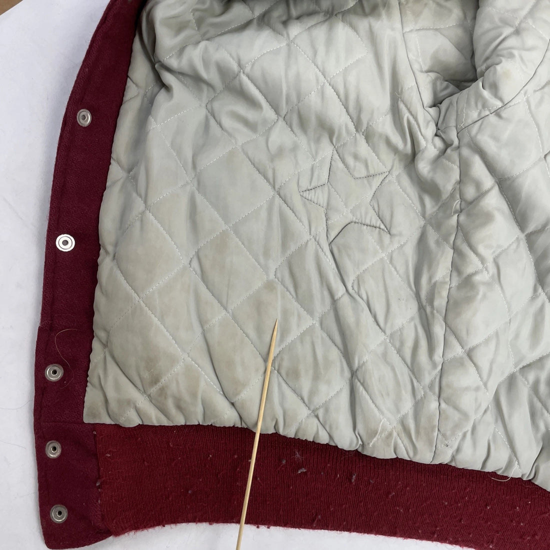 Vintage Leather Wool Varsity Letterman Jacket Size 54