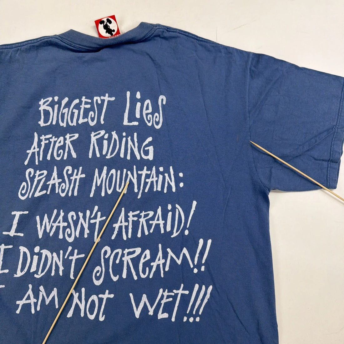 Vintage Mickey Mouse Splash Mountain Disney T-Shirt Size XL