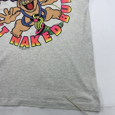 Vintage Butt Naked Bungee T-Shirt Size Large 90s