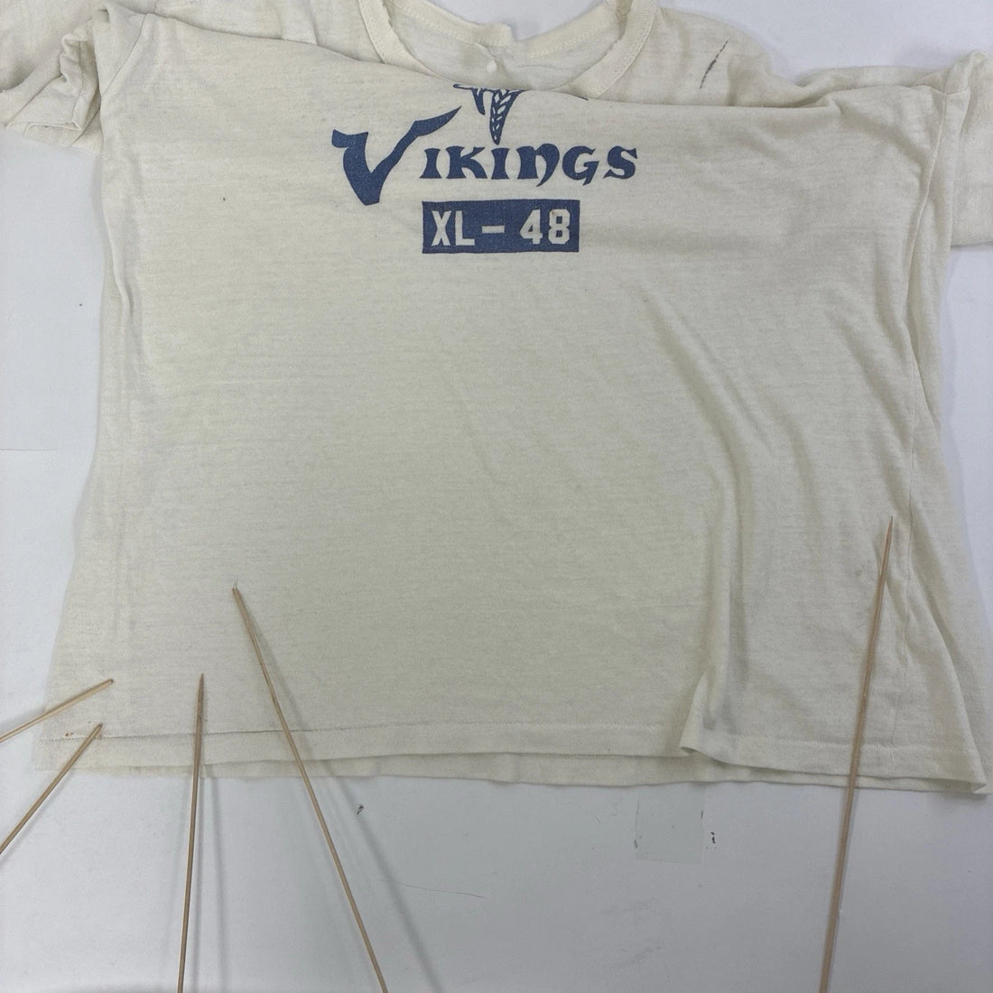 Vintage Minnesota Vikings T-Shirt Size XL 80s NFL
