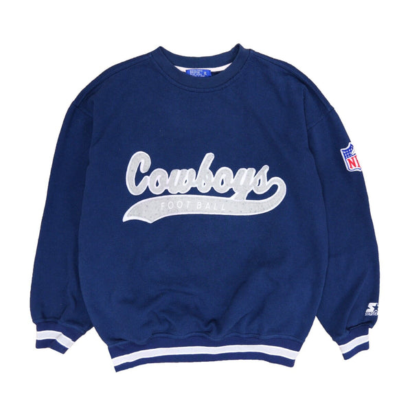 Vintage 90s Dallas Cowboys Crewneck Sweatshirt NFL YOUTH Size 