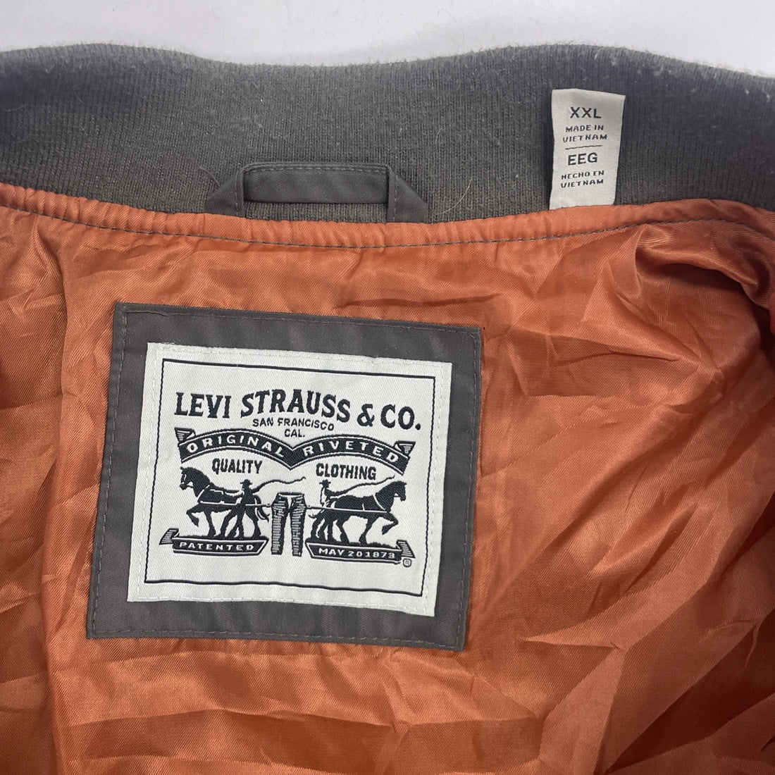 Vintage Levi Strauss & Co Bomber Jacket Size 2XL