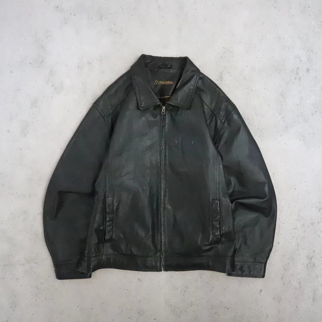 Vintage St. John's Bay Leather Jacket Size 2XL