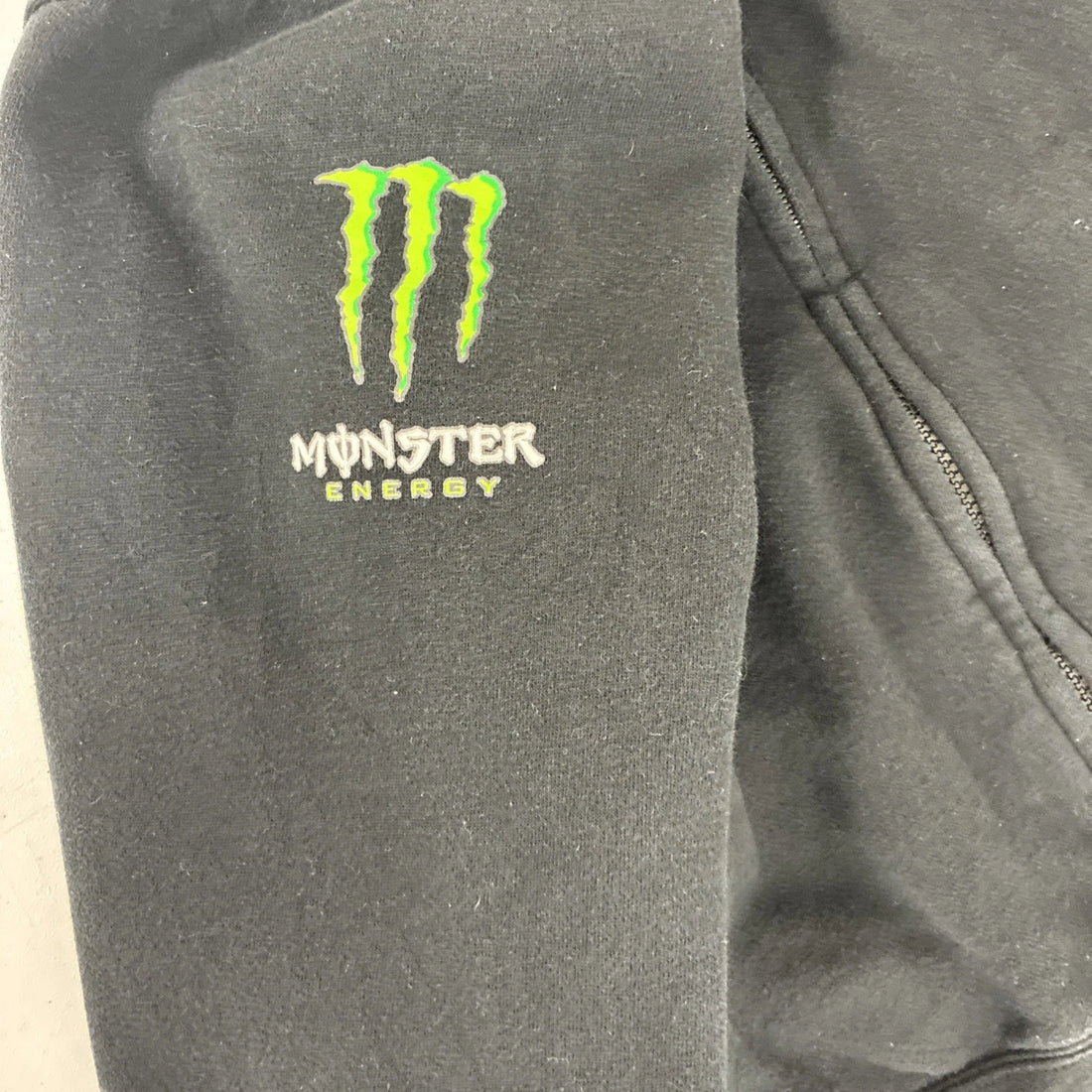 Monster Energy Unleash The Beast Full Zip Sweatshirt Hoodie Size Large