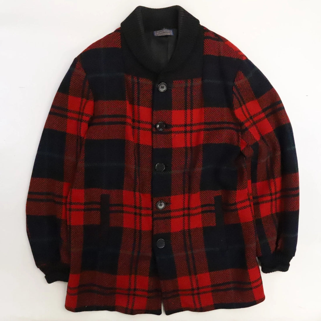 Vintage Pendleton Wool Coat Jacket Size Large Plaid
