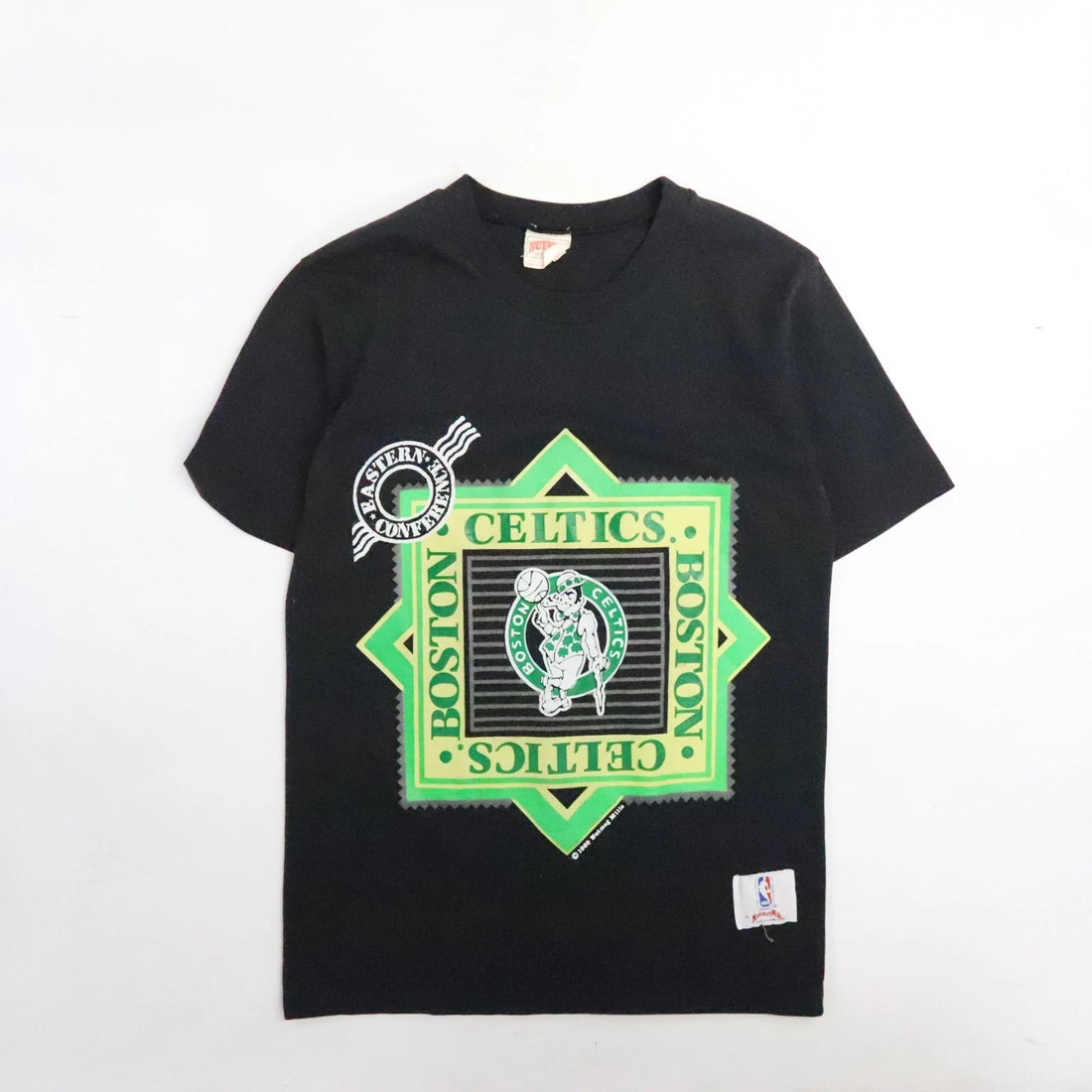 Vintage Boston Celtics Nutmeg T-Shirt Size Medium 90s NBA