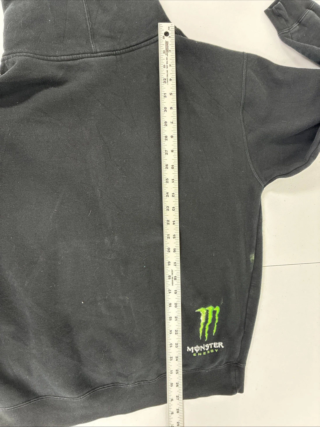 Monster Energy Full Zip Sweatshirt Hoodie Size Large Promo Y2K