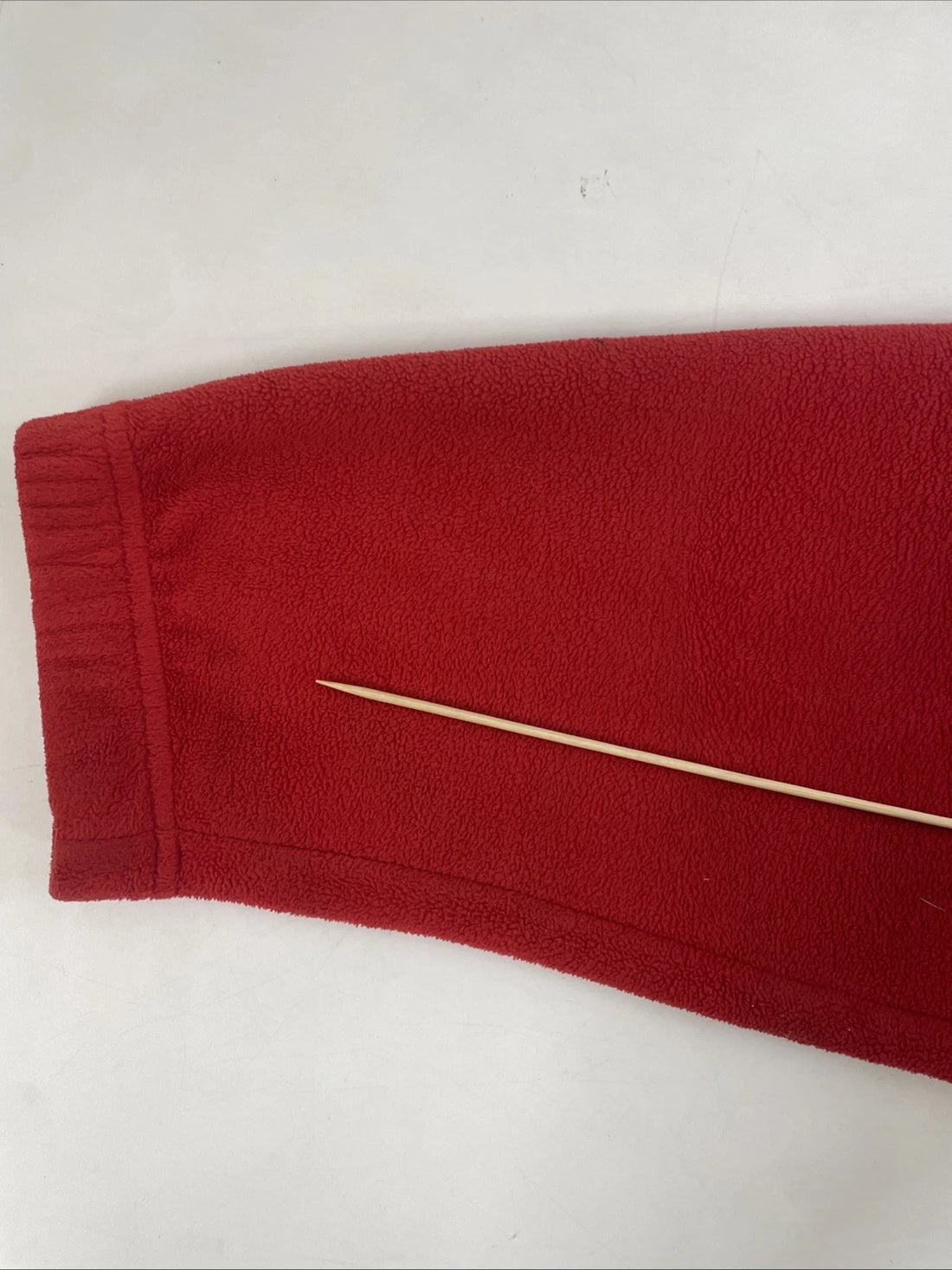 Tommy Hilfiger 1/4 Zip Pullover Fleece Jacket Size Large Red