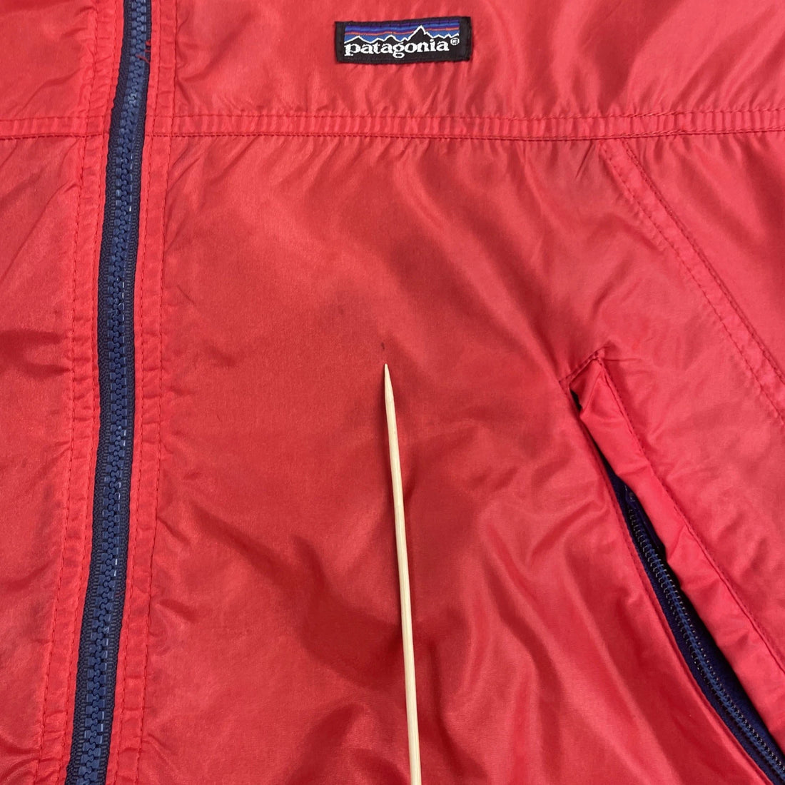 Vintage Patagonia Fleece Lined Bomber Jacket Size Medium Red 90s