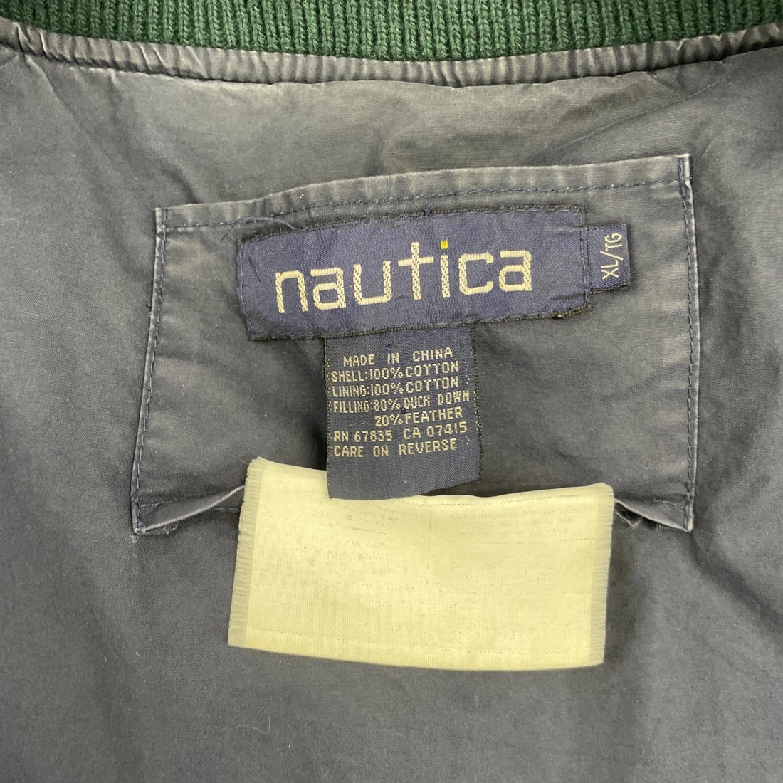 Vintage Nautica Puffer Jacket Size XL Insulated