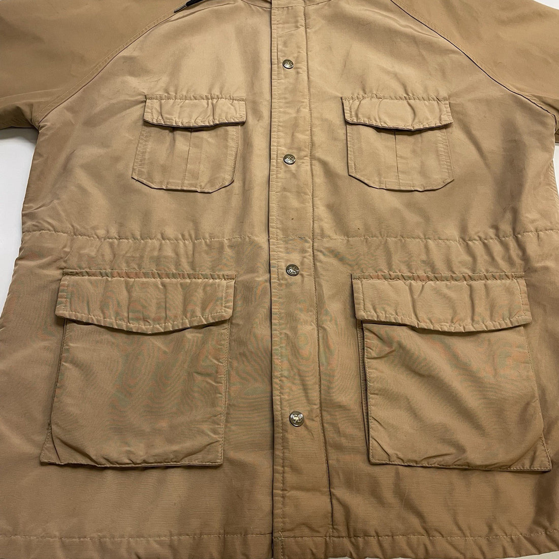 Vintage Eddie Bauer Field Coat Jacket Size Large Beige