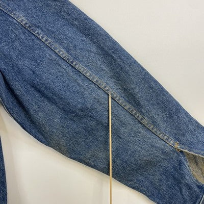 Vintage Lee Golden Wedding Canadian Whiskey Denim Trucker Jacket Size 50