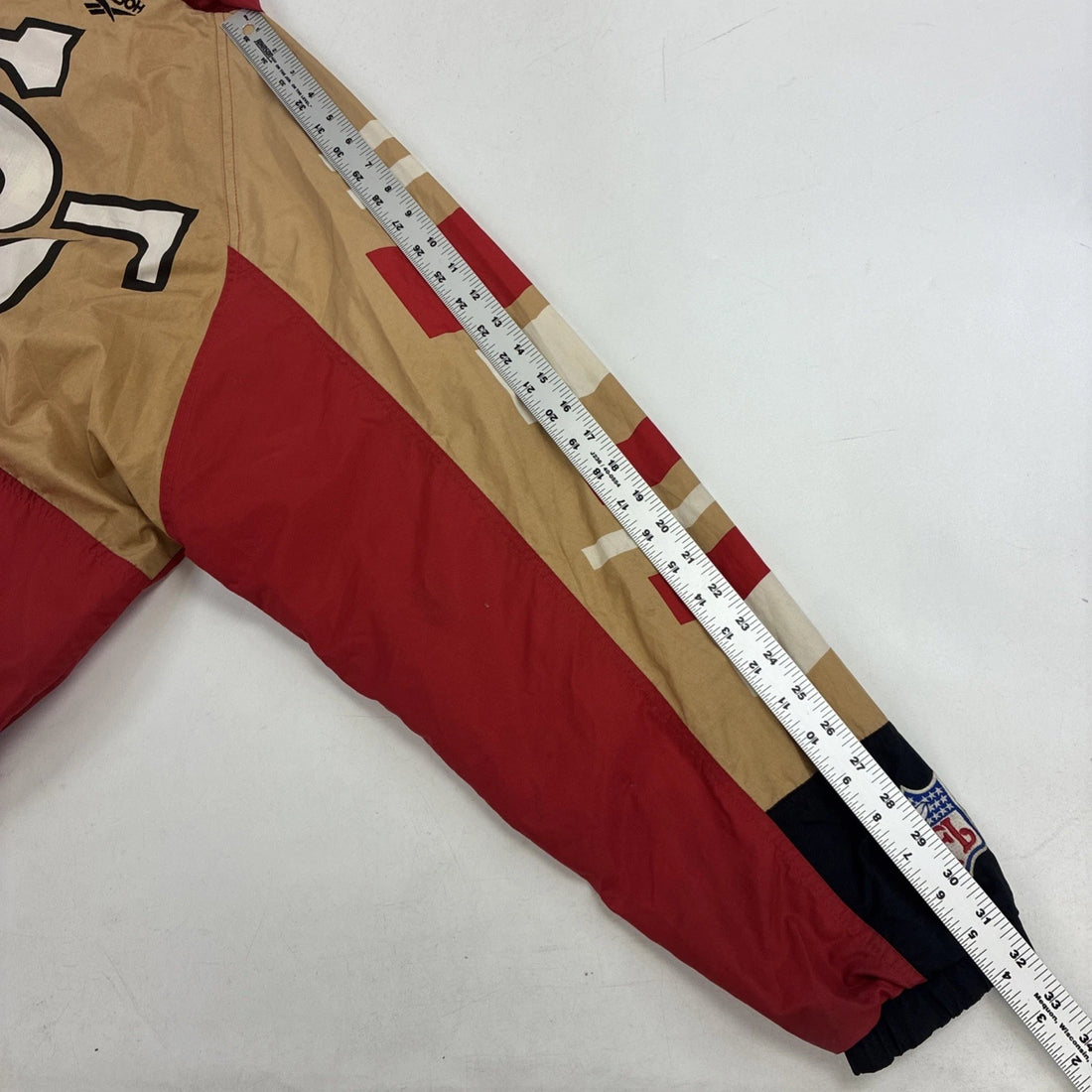 Vintage San Francisco 49ers Reebok Windbreaker Light Jacket Size Large NFL