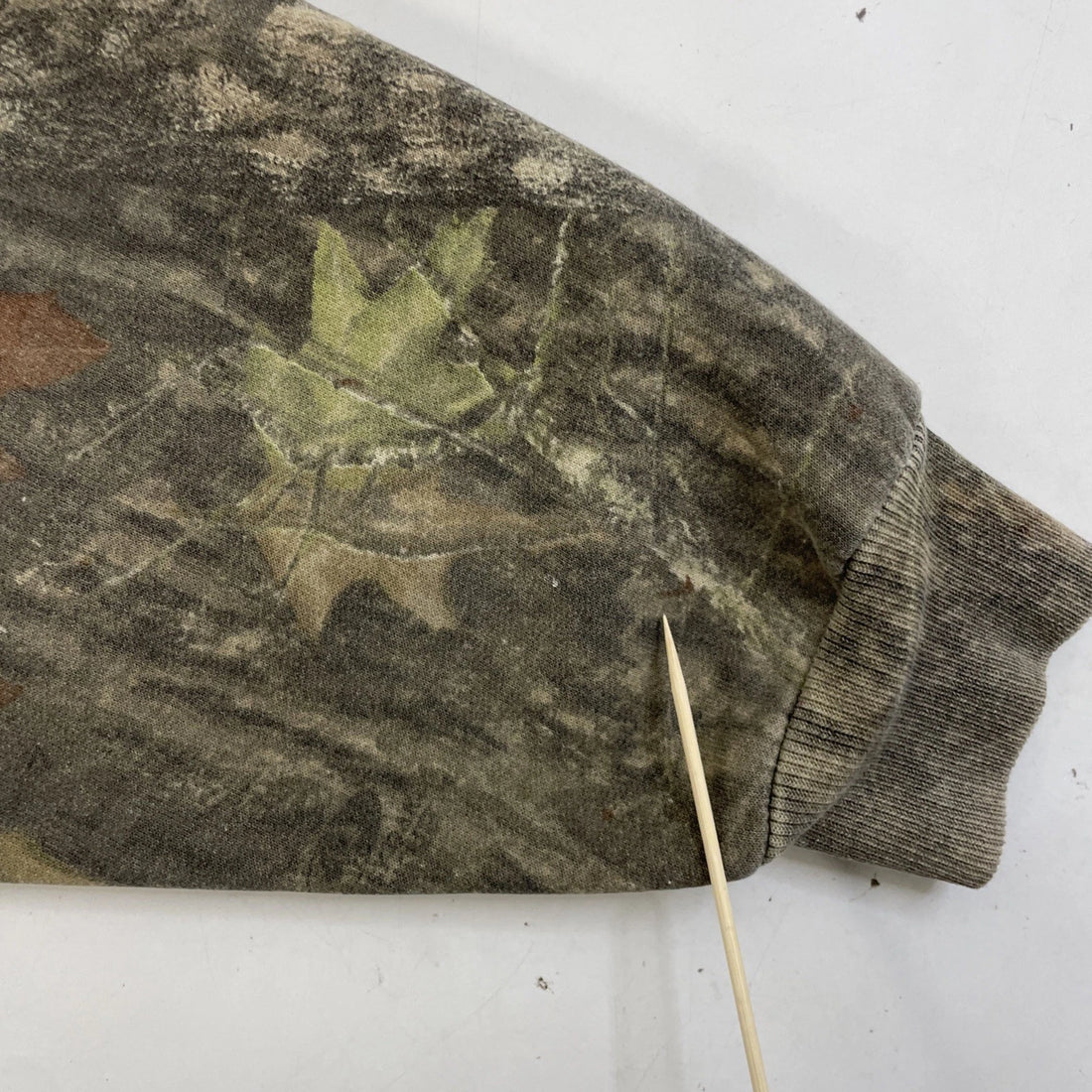 Mossy Oak Breakup Camo Full Zip Sweatshirt Hoodie Size 2XL