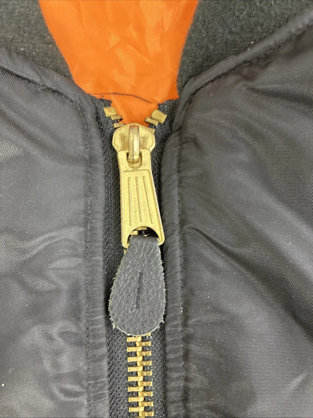 USAF MA-1 Flight Bomber Jacket Size 2XL Black
