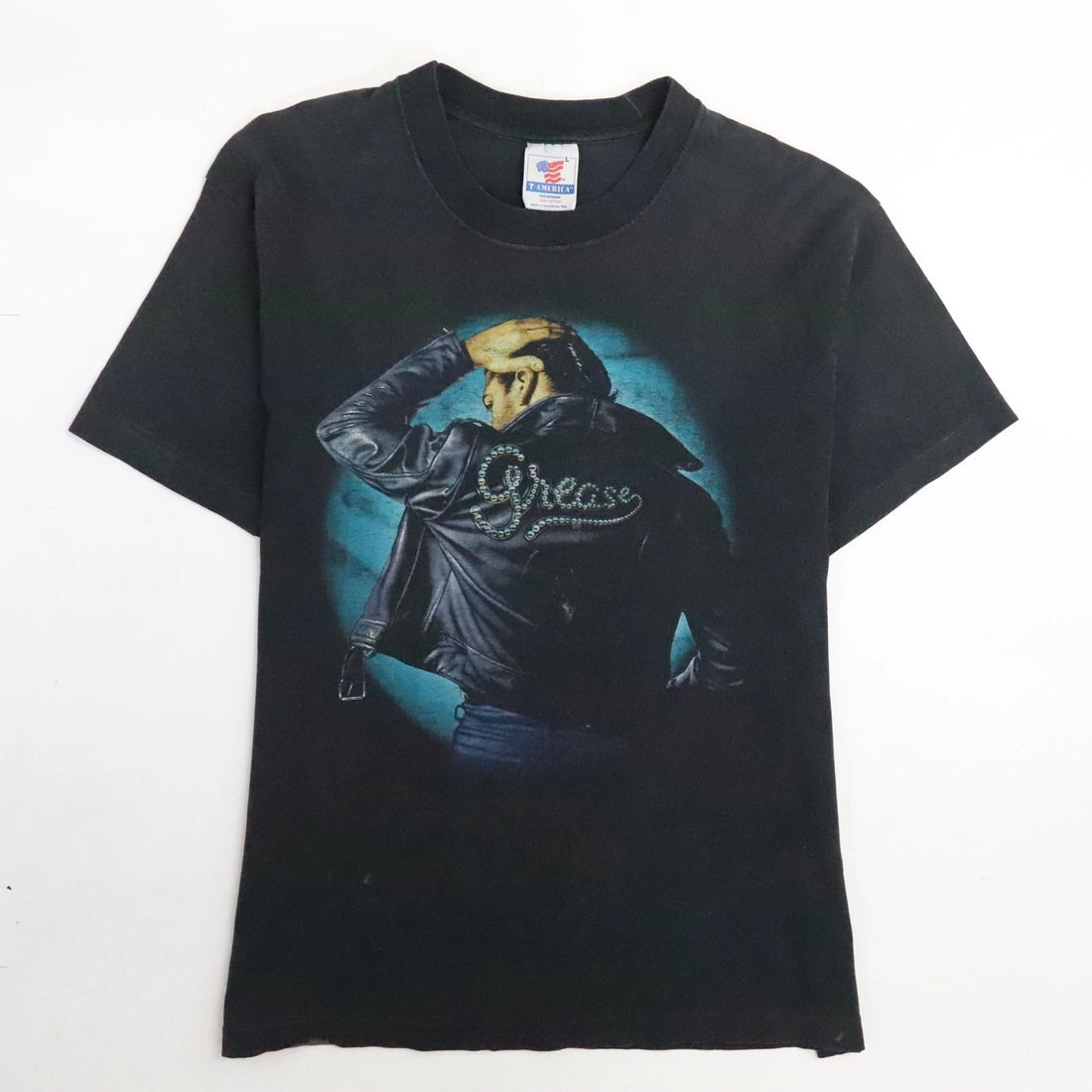 Vintage Grease John Travolta T-Shirt Size Large 90s