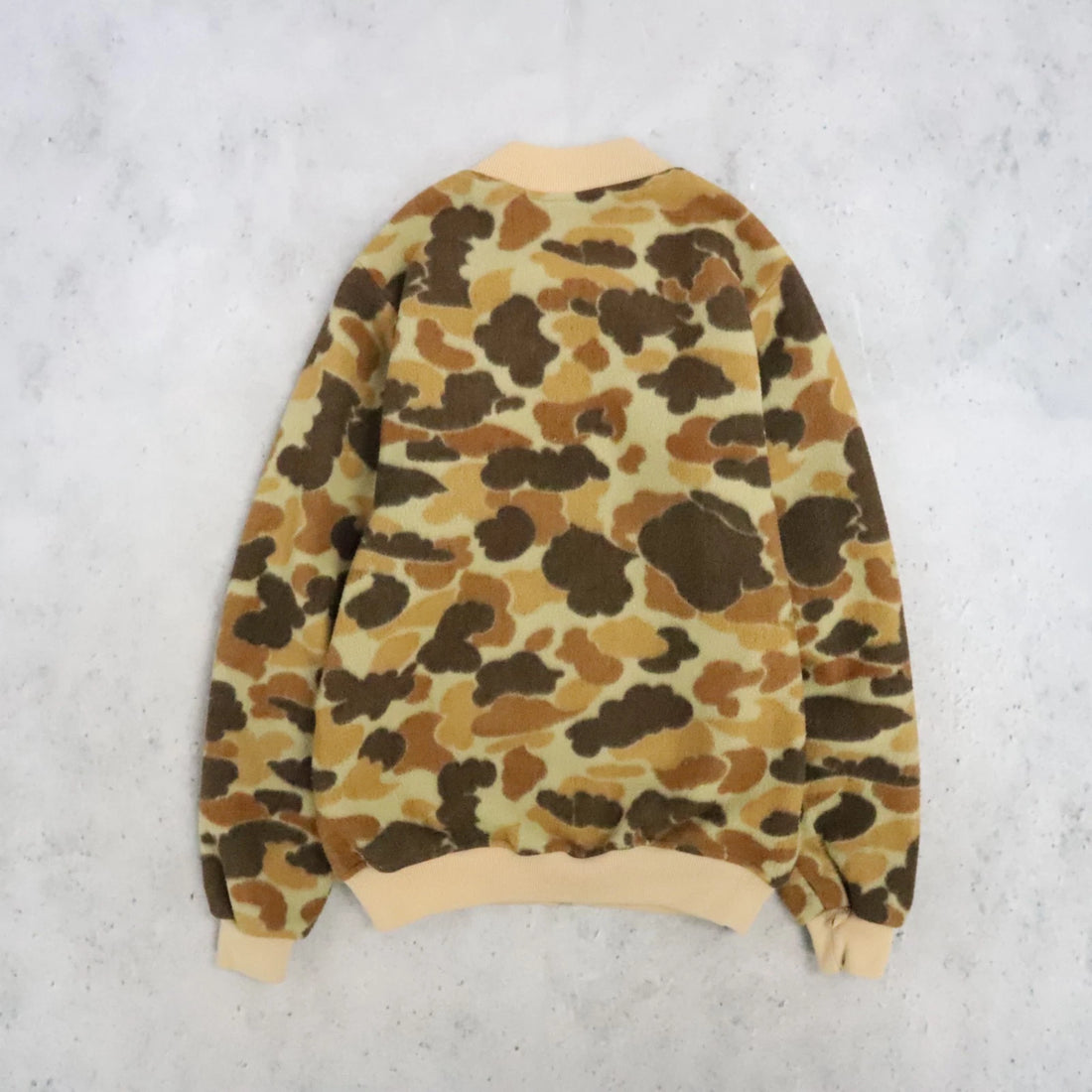 Vintage Columbia Duck Camo Fleece Jacket Size Large