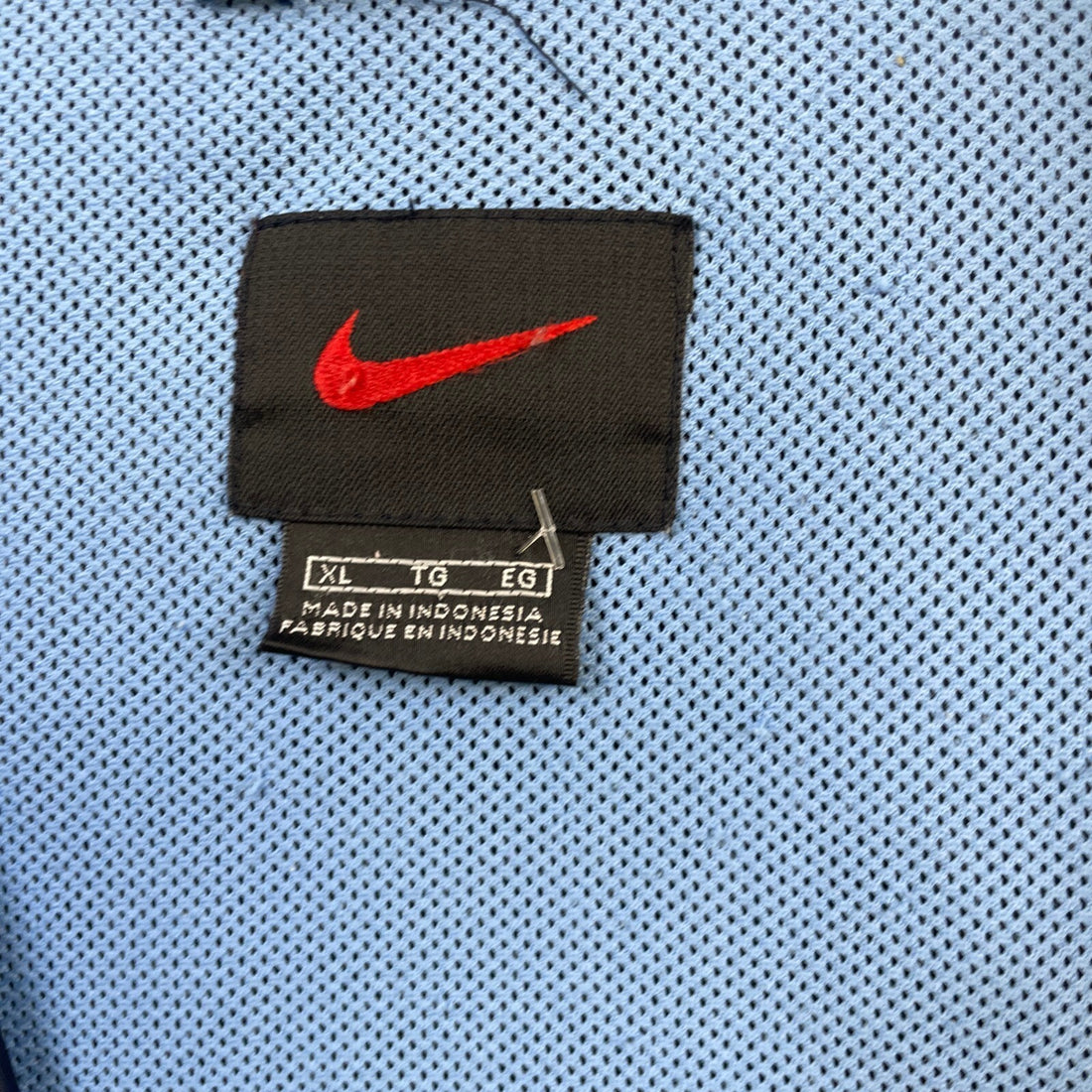 Vintage Nike Windbreaker Light Jacket Size XL Blue