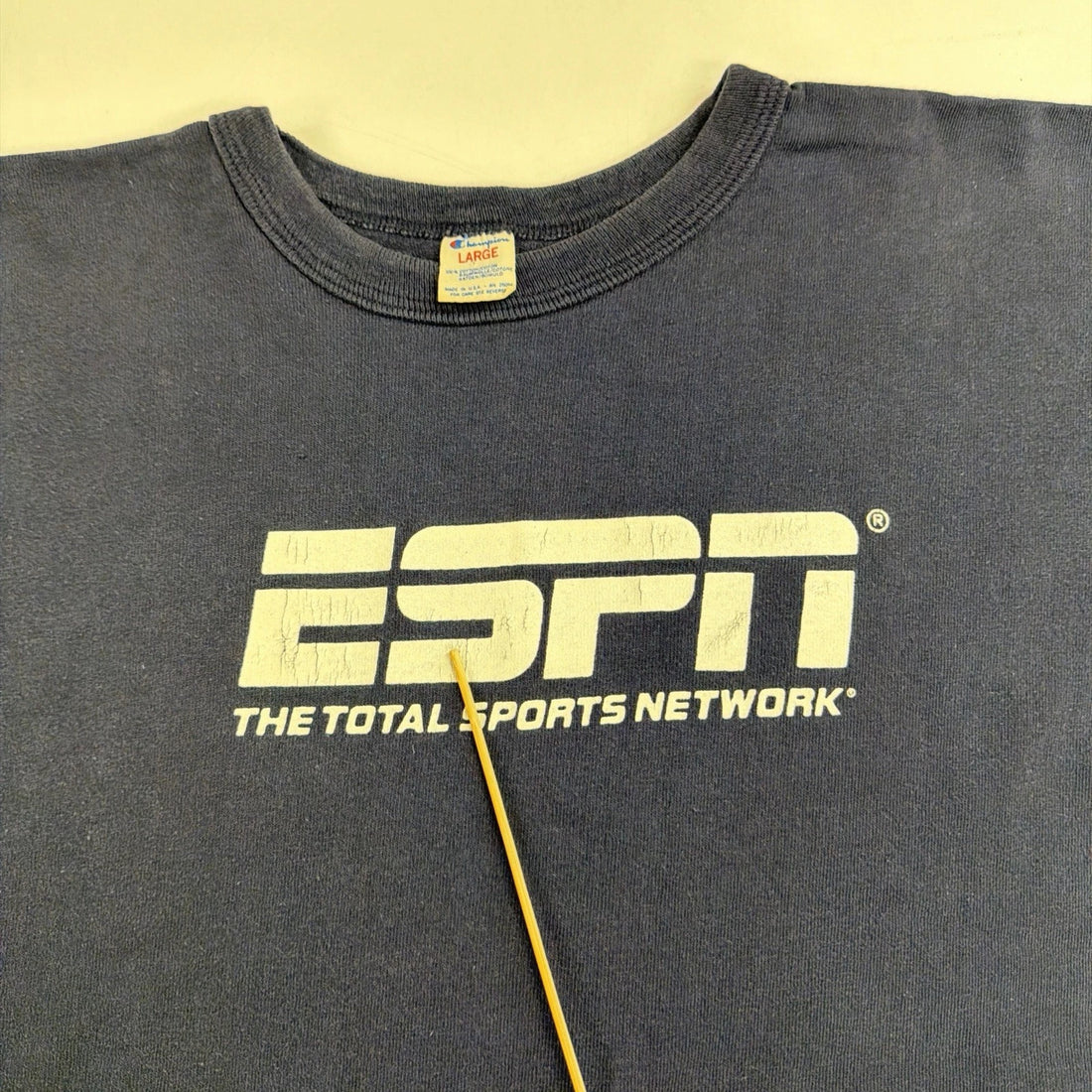 Vintage ESPN Champion T-Shirt Size Large 80s