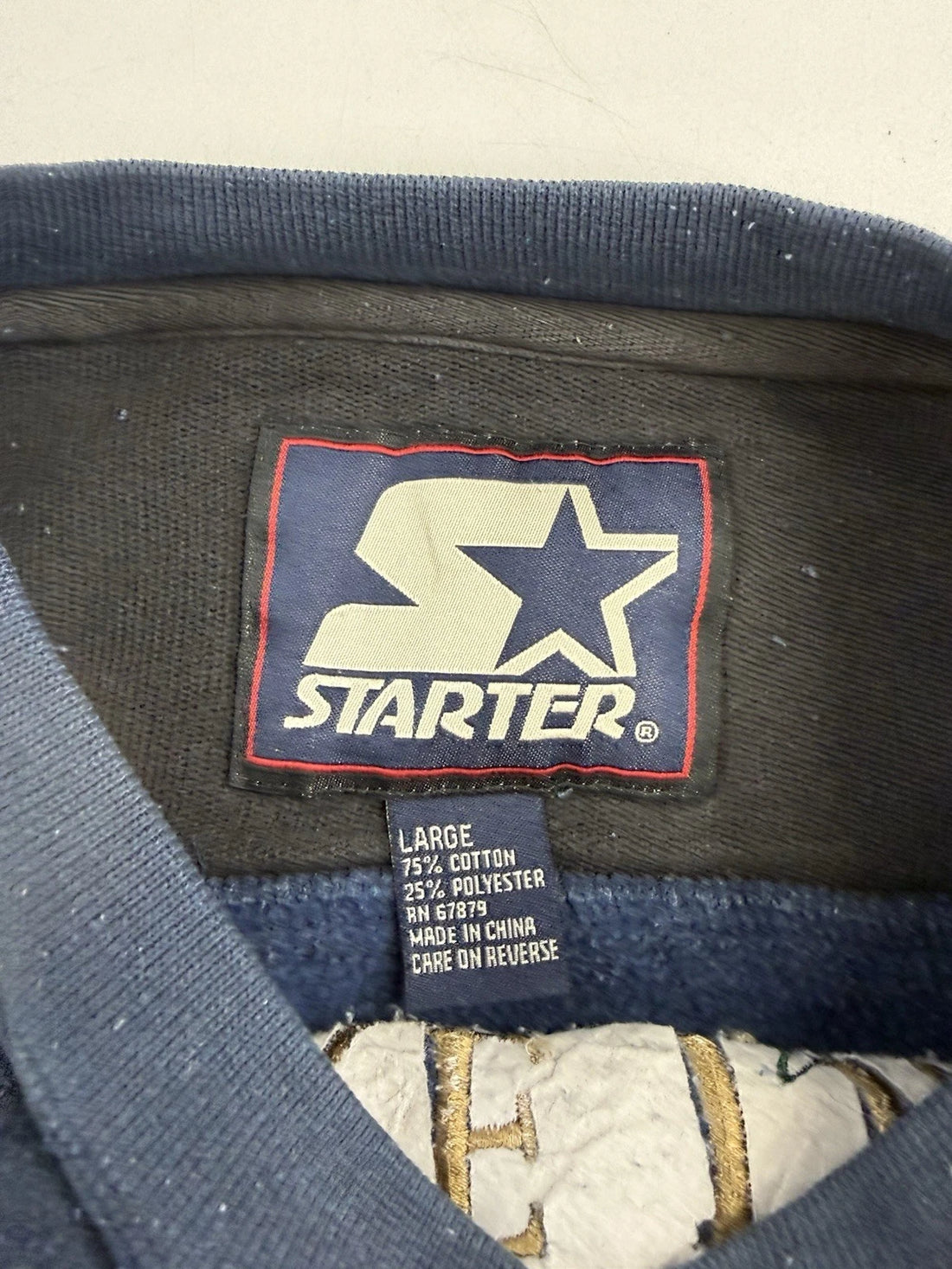 Vintage Notre Dame Fighting Irish Starter Sweatshirt Size Large NCAA