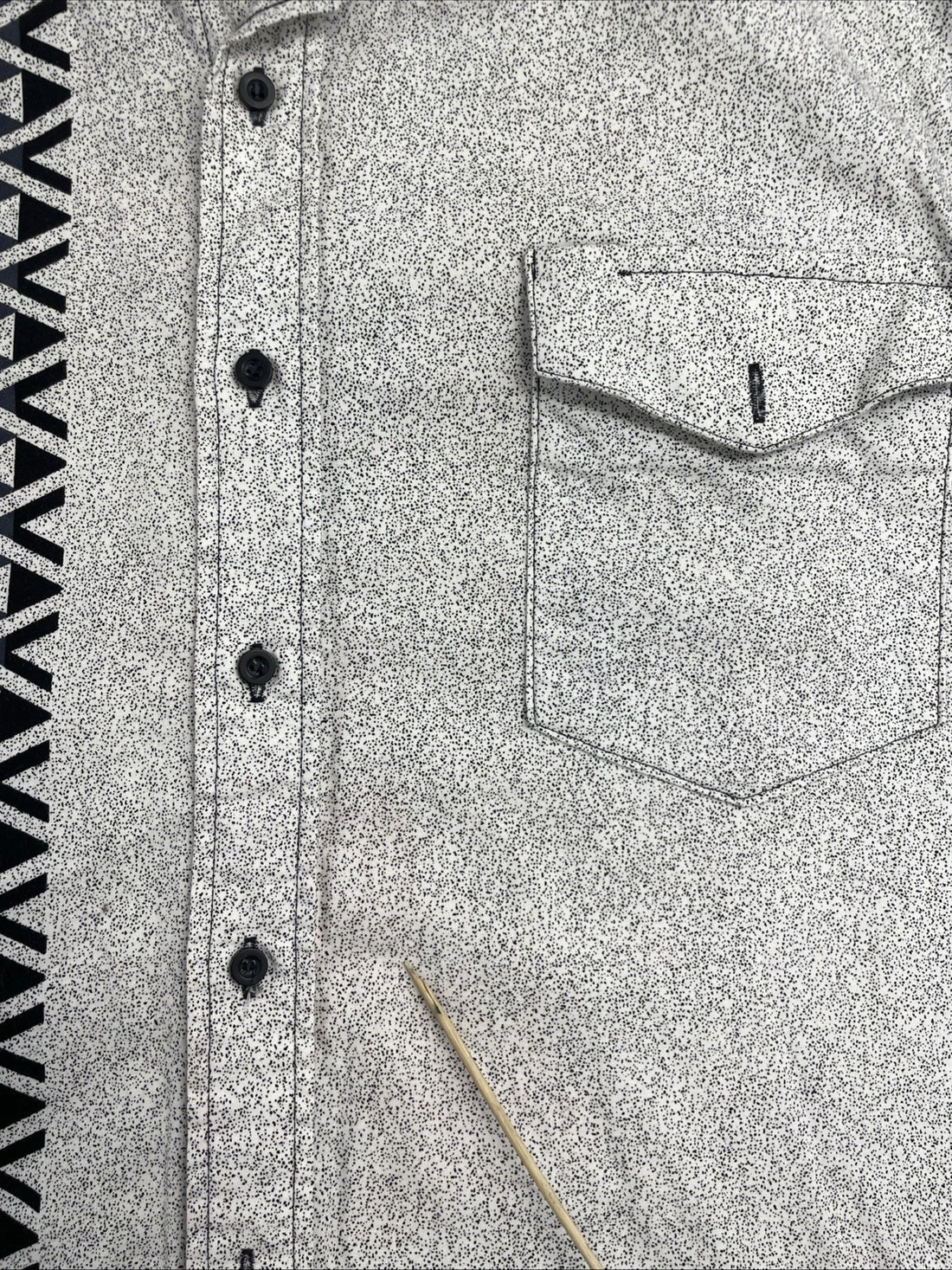 Vintage Roper Western Aztec Button Up Shirt Size Large