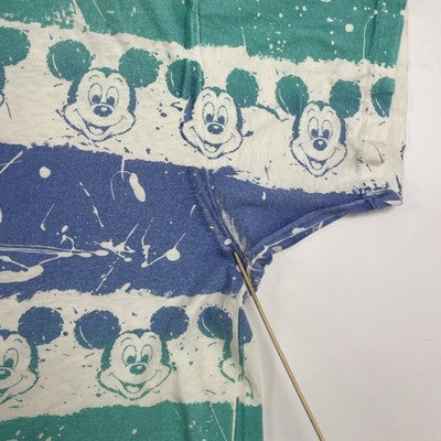 Vintage Mickey Mouse Disney T-Shirt One Size All Over Print 90s