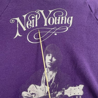 Vintage Neil Young Crewneck Sweatshirt Size Large 90s