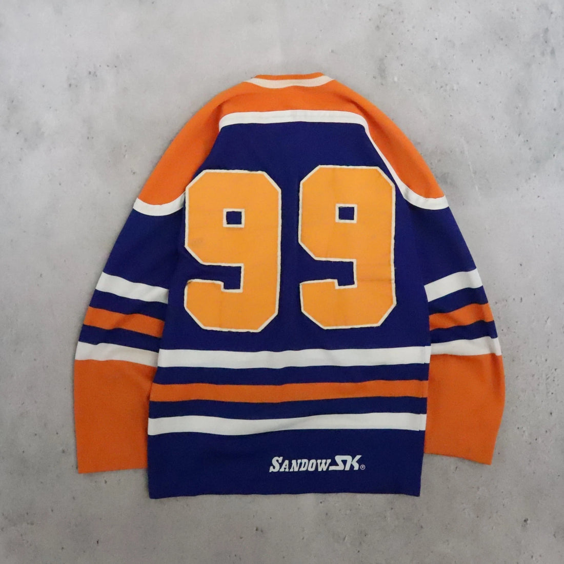 Vintage Edmonton Oilers Wayne Gretzky Sandow Jersey Size Small 80s NHL
