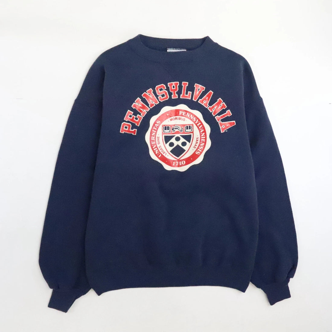 Vintage University Of Pennsylvania Crest Crewneck Sweatshirt Size Large 90s
