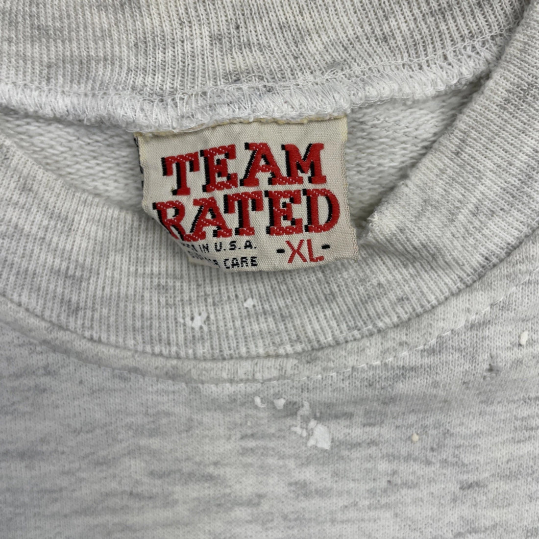 Vintage New York Rangers Stanley Cup Champs Sweatshirt XL Paint Splatter 90s NHL