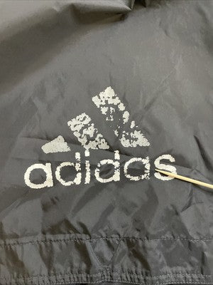 Vintage Adidas Windbreaker Light Jacket Size 2XL Black