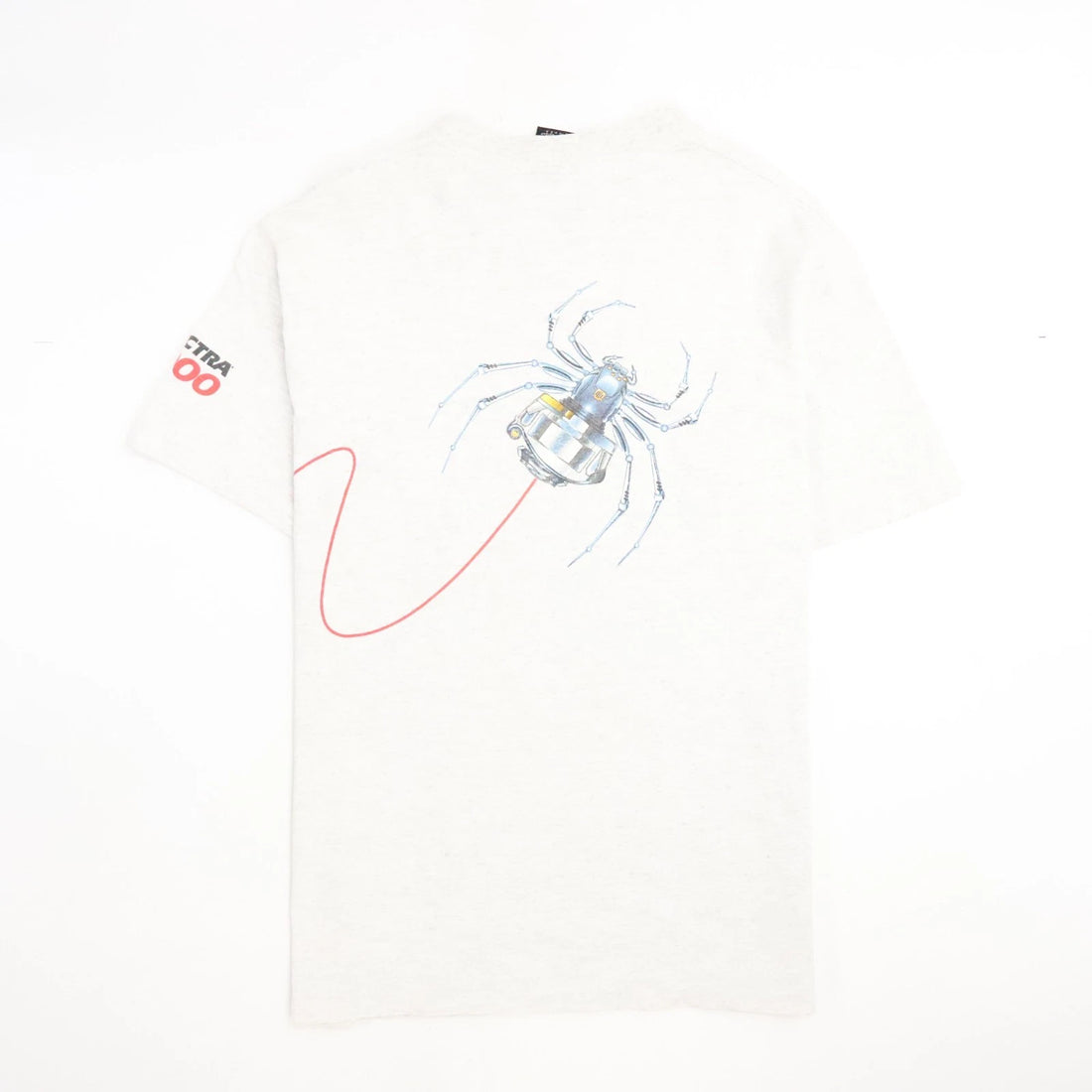 Vintage Spider Wire Micro Filament Line T-Shirt Size Large Gray Tech