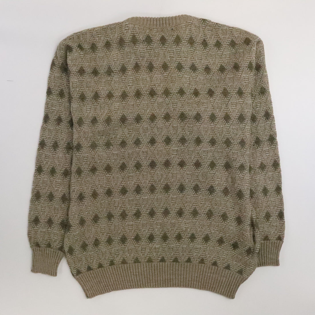 Janzten Classics Argyle Crewneck Sweater Size Large
