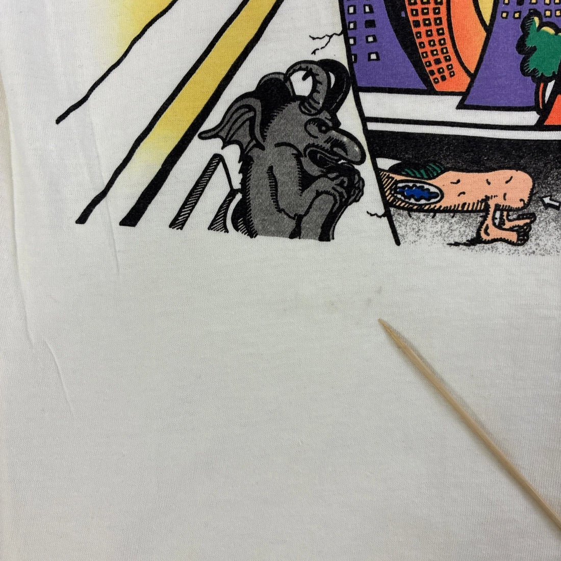 Vintage Mighty Mouse T-Shirt Size Medium 1989 80s