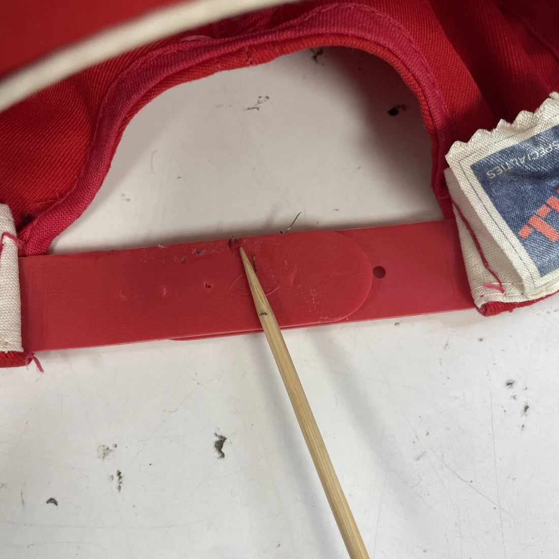 Vintage New England Patriots Script Sports Specialties Twill Snapback Hat OSFA