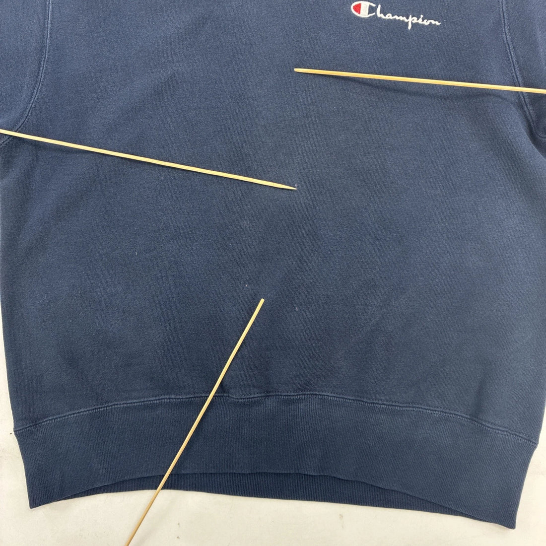 Vintage Champion Crewneck Sweatshirt Size Large Blue 80s