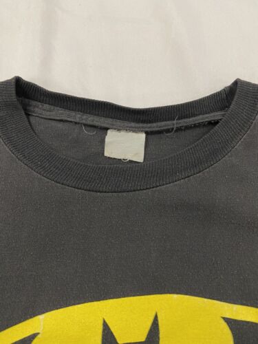 Vintage Batman DC Comics T-Shirt Size Small Bat Signal 1982 80s
