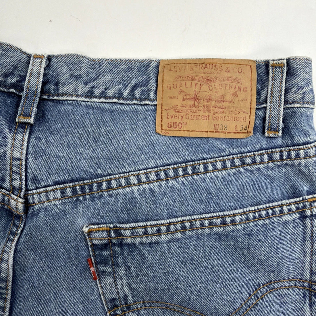 Vintage Levi Strauss & Co. 550 Denim Jeans Pants Size 38 X 34 Relaxed Fit